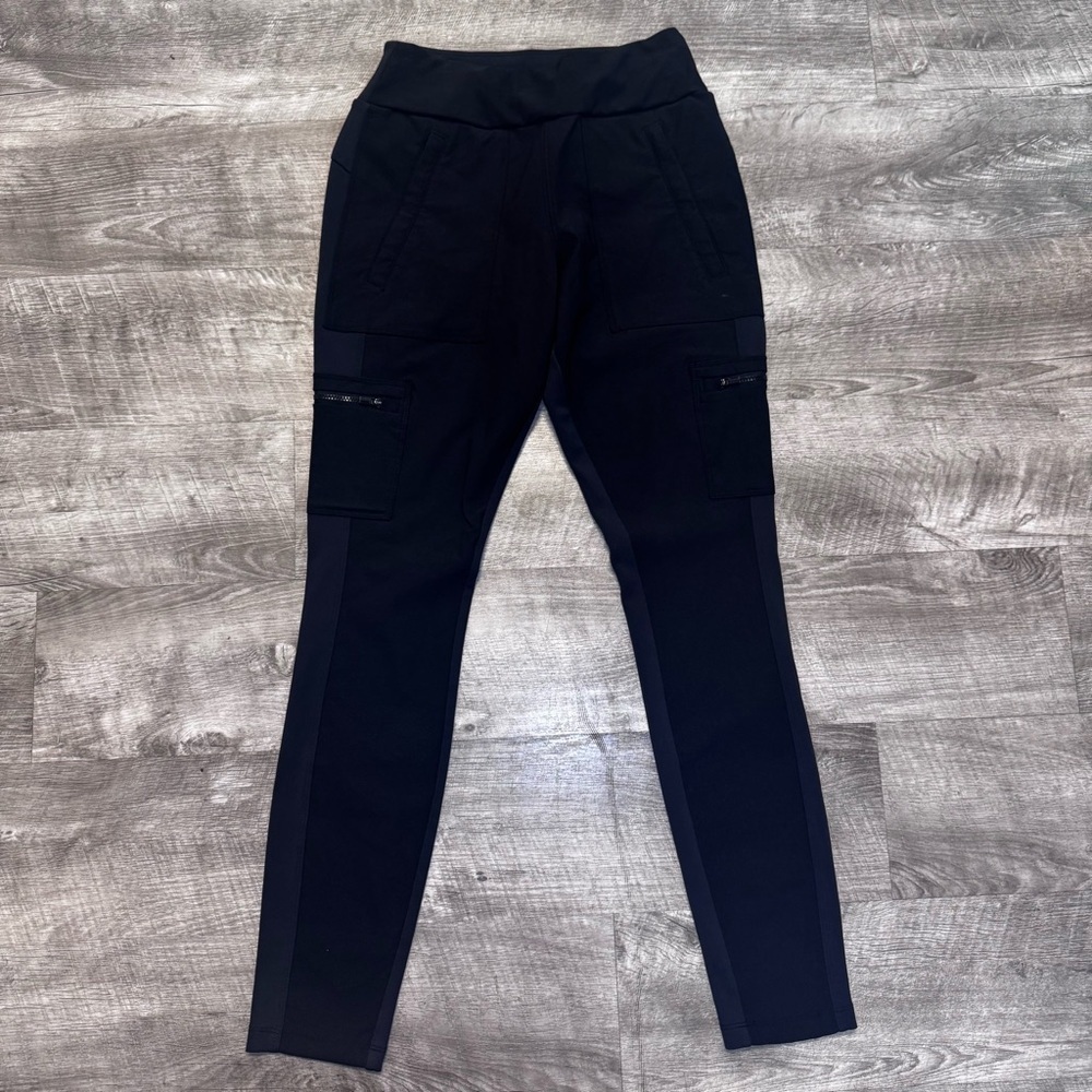 Athleta Headlands Hybrid Cargo Leggings Tight Pants Women's Size 2 Black